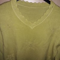 Дамска блуза пролетно резидава с бляскави камъчета, снимка 2 - Блузи с дълъг ръкав и пуловери - 30215605