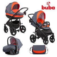 Бебешка количка Buba Bella 3в1, снимка 1 - Детски колички - 42164085