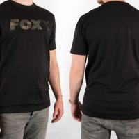 Тениска Fox Black Camo Print T-Shirt, снимка 2 - Екипировка - 36708668