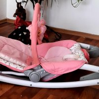 Бебешки шезлонг CARRIE CANGAROO -3в1/люлка,столче и легло/,с успокояващ ефект, снимка 14 - Детски колички - 42558018