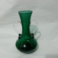Стъклена кана ваза гарафа, снимка 5 - Антикварни и старинни предмети - 35590030
