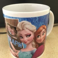 Детска чаша Елза и Анна Замръзналото кралство Frozen!, снимка 1 - Подаръци за рожден ден - 29985749