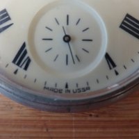 Джобен часовник Молния Мълния Molnija с кораб, снимка 3 - Антикварни и старинни предмети - 44329582