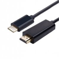 Кабел за телефон към телевизор, компютър, HDMI(м), TYPE-C(м), ULTRA HD 4K, 5m, снимка 2 - USB кабели - 39495398