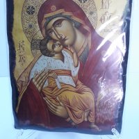 Икона на Пресвета Богородица майка Закрилница  Б, снимка 2 - Икони - 37622633