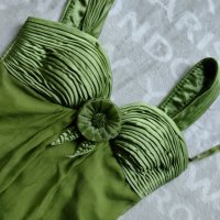 Елегантна рокля в резида / зелено на фирма  Scala , снимка 6 - Рокли - 34205261