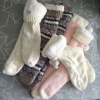 Топли терлици с вата - 4бр, снимка 2 - Дамски чорапи - 39219288