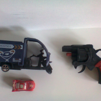 Сет колички и револвер пистолет - играчки за момче, снимка 2 - Колекции - 44792880