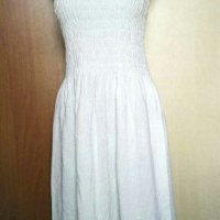 Снежно бяла рокля/пола🍀❤S,M,L,XL❤🍀арт.4368, снимка 1 - Рокли - 37217980