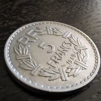 Mонета - Франция - 5 франка | 1949г., снимка 1 - Нумизматика и бонистика - 30464301