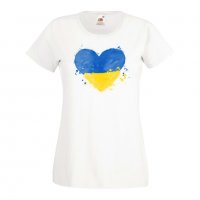 Дамска Тениска Украйна Love Ukraine ,спрете войната,подкрепям Укркайна,, снимка 5 - Тениски - 37213030