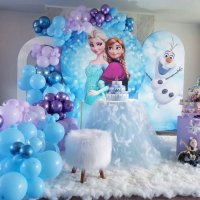 Украса с балони Декор Замръзналото кралство  Frozen , снимка 6 - Декорация - 44192954