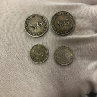 Лот от сребърни монети Нидерландски гулдени различни номинали и години, снимка 8 - Нумизматика и бонистика - 40504842
