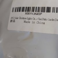 Коледни соларни LED лампи снежен човек 2 броя , снимка 8 - Други - 44087683