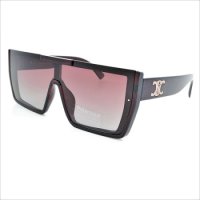 Слънчеви Очила С Кафява Рамка-Тип Маска, снимка 1 - Слънчеви и диоптрични очила - 40799826