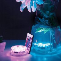 Комплект от 2 бр. водоустойчиви LED лампи RGB с дистанцинно, снимка 2 - Лед осветление - 39537558