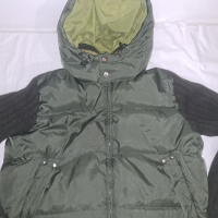 Vintage Energie Hoodie Down Cropped Jacket (XL)-(XXL) пухено яке, снимка 2 - Якета - 44701298