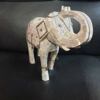 Статуетка слон - седеф , снимка 8 - Антикварни и старинни предмети - 37292819