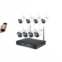 Комплект за видеонаблюдение с 8 безжични камери , NVR устройство, снимка 2 - Комплекти за видеонаблюдение - 37659309