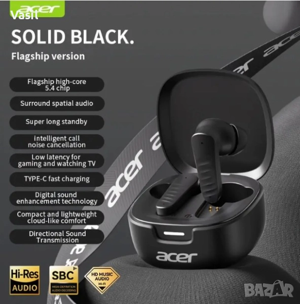 ACER OHR503 Безжични слушалки, снимка 1