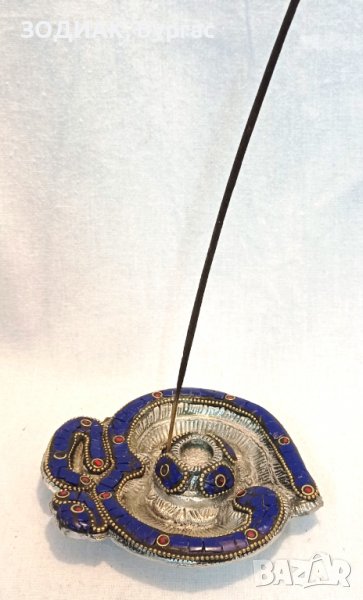 Метална Поставка за Ароматни Пръчици и Конуси - ОМ, снимка 1