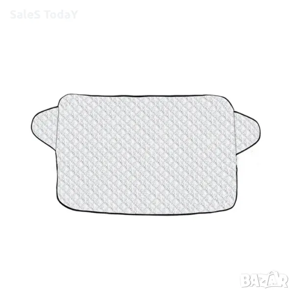 Термо Сенник за кола, покривало за предно стъкло, 145 x 100 см, снимка 1