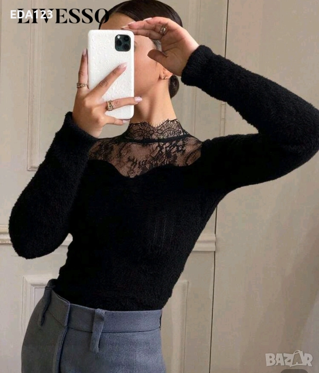 Блузка с дантела, снимка 1