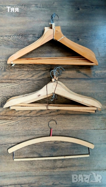 Дървени закачалки , снимка 1