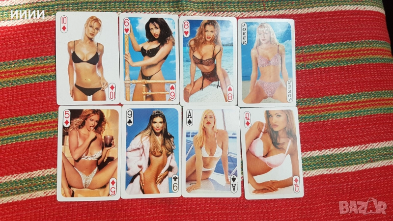 Карти за игра с фотомодели , снимка 1