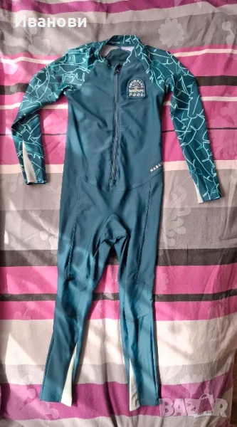 Чисто нов, цял бански с дълги ръкави и крачоли за 5-6-годишно дете, снимка 1