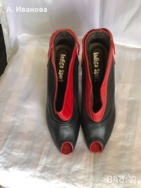 Дамски обувки естествена кожа Indigo, снимка 1