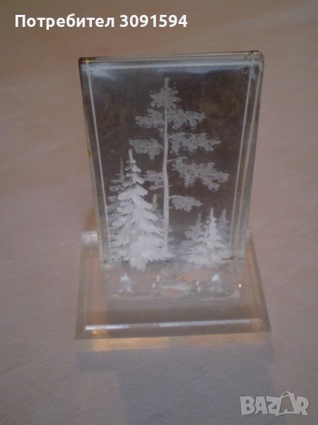 колекционерска стойка поставка плакет зима изглед ссср, снимка 1