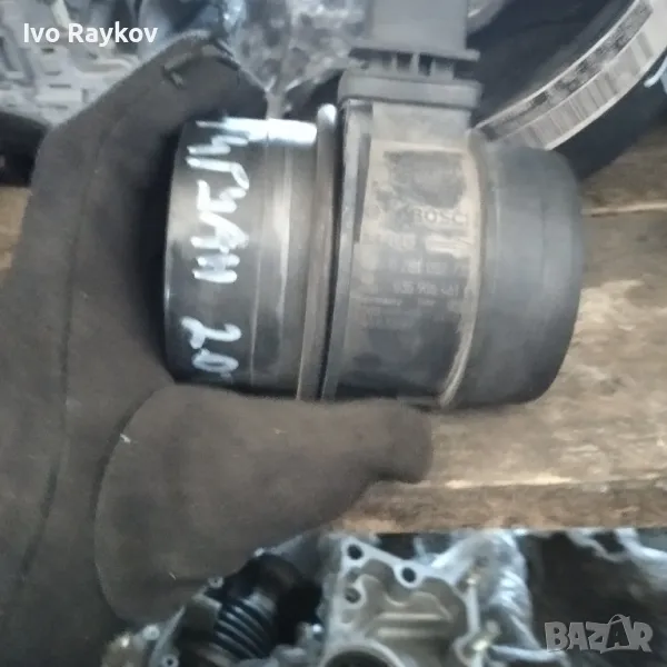 Дебитомер за VW PASSAT 6 2.0 TDI 140 Hp AIR FLOW METER 0281002735  03G906461C  0 281 002 735, снимка 1