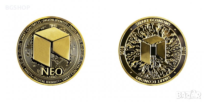 NEO Coin / НЕО Монета ( NEO ) - Gold, снимка 1