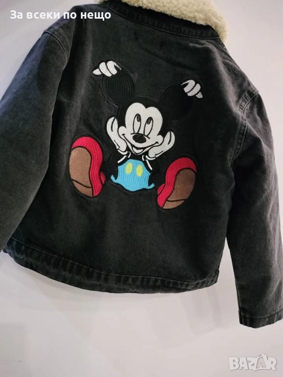 Mickey Mouse Детско Дънково Яке Мики Маус Код Детски Находки25, снимка 1