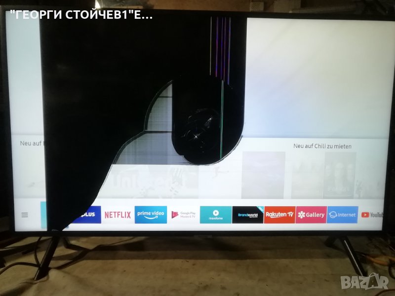 SAMSUNG   UE40NU7199U  СЪС СЧУПЕН ДИСПЛЕЙ, снимка 1