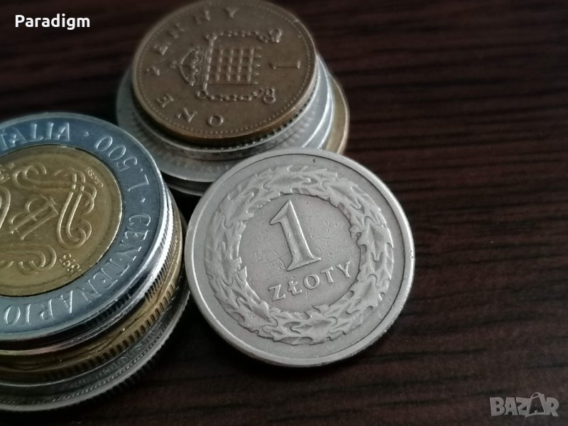 Монета - Полша - 1 злота | 1990г., снимка 1