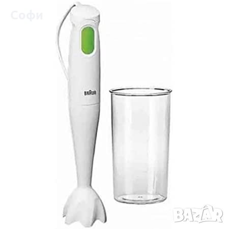 Пасатор Braun MQ100, 450 W, Бял, снимка 1