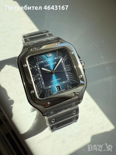 Cartier Santos Blue, снимка 1