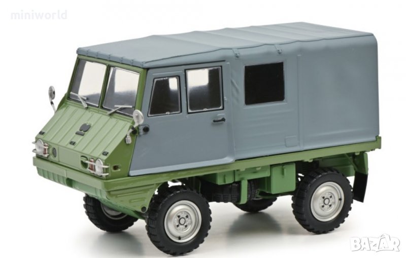 Steyr-Puch Haflinger 1959 - мащаб 1:18 на Schuco моделът е нов в кутия, снимка 1