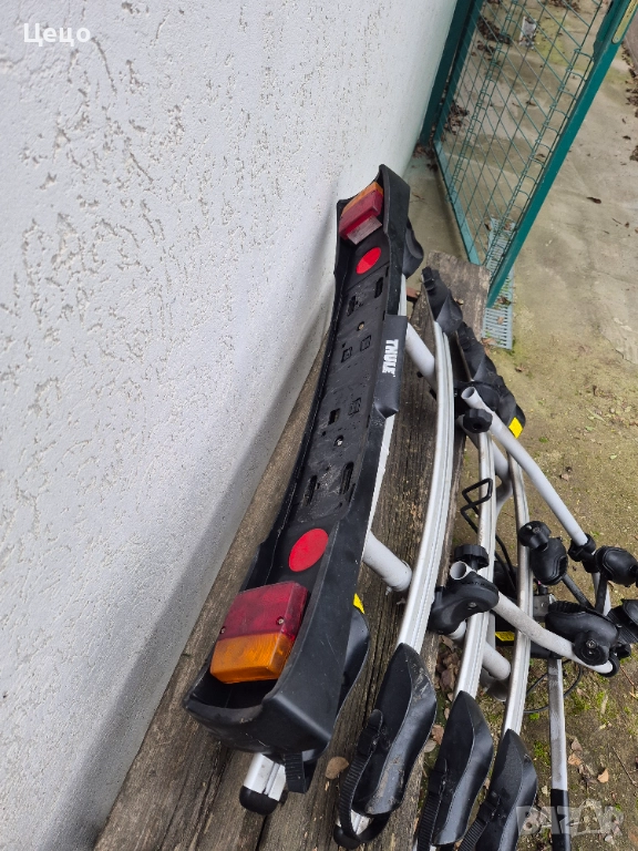 Стойка за 4бр велосипеди за монтаж на теглич, снимка 1