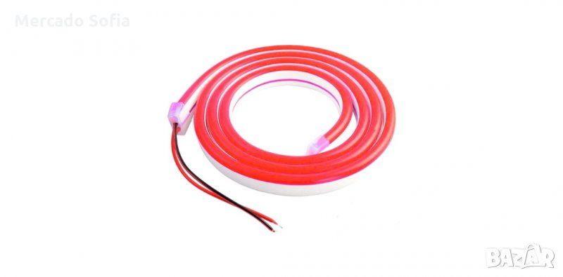 Диодна лента, 5 метра, 12V, Червена, снимка 1