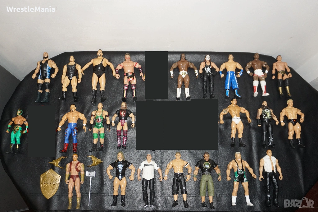 23 Кеч Фигури Batisa/Booker T/Triple H/Kane/Big Show/Tatanka/Sting/Kalisto/Ryback/Shane, снимка 1