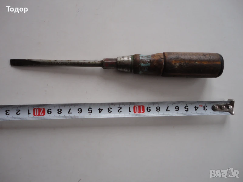 Немска армейска отвертка Drop Vera Fored Chrom Vanadium, снимка 1