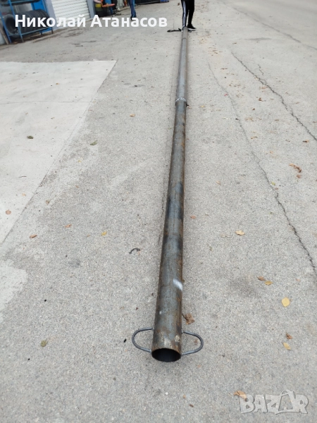 Метални стълбове за полагане на електрически трасета., снимка 1