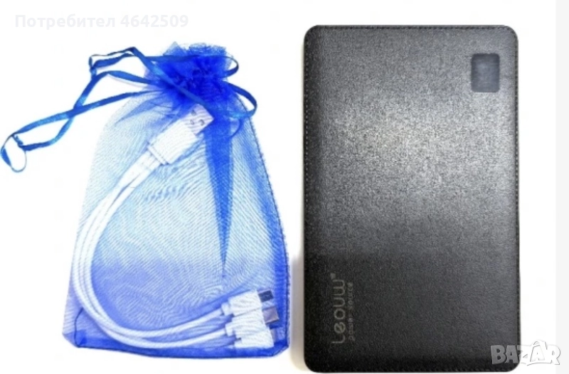 Външна батерия Leouw LE-211 19800mAh 4-портово USB зарядно устройство, снимка 1