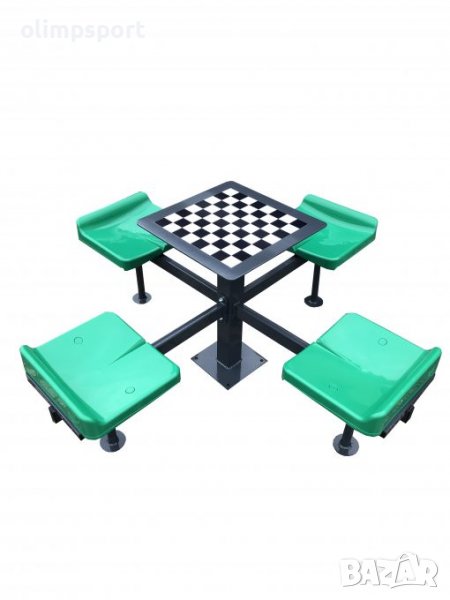 Маса за шах с четири стола, снимка 1