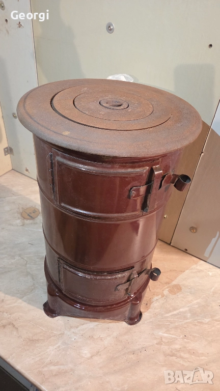 Печка на дърва с кюнци - добро състояние, снимка 1