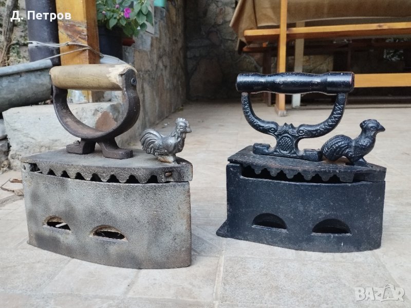 Старинна ютия на въглища , снимка 1