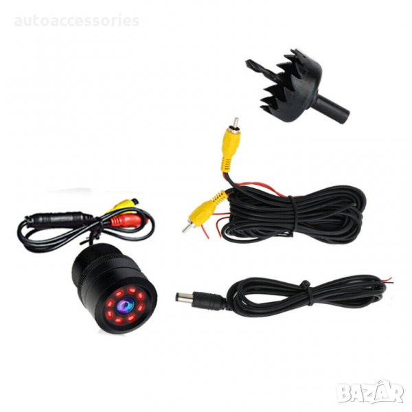 3000051593 Камера за подпомагане паркирането за кола Autoexpress ,8 LED ,Кръгла, снимка 1
